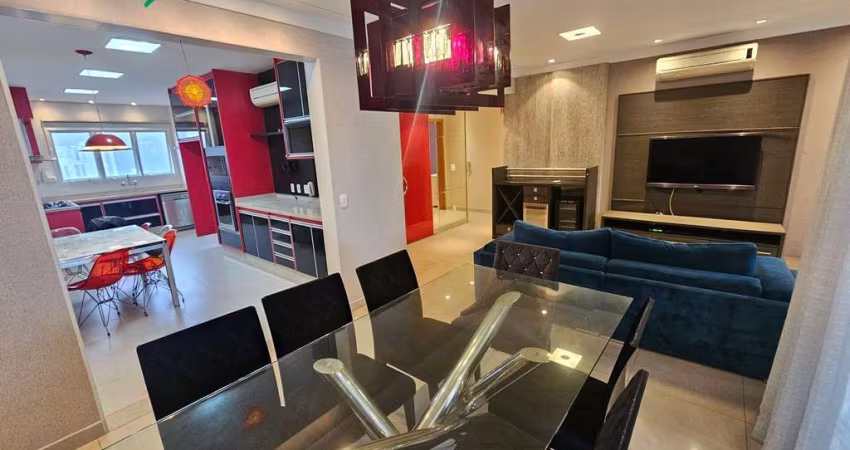Apartamento alto padrão à venda na Pompeia em Santos, 3 Quartos, sendo 3 suítes, 3 Vagas Demarcadas.
