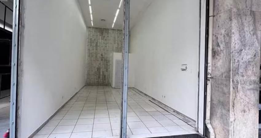 LOJA PARA ALUGAR – CENTRO DE SANTOS  Ponto comercial TOP disponível na Rua Riachuelo – quase em frente ao Bradesco!