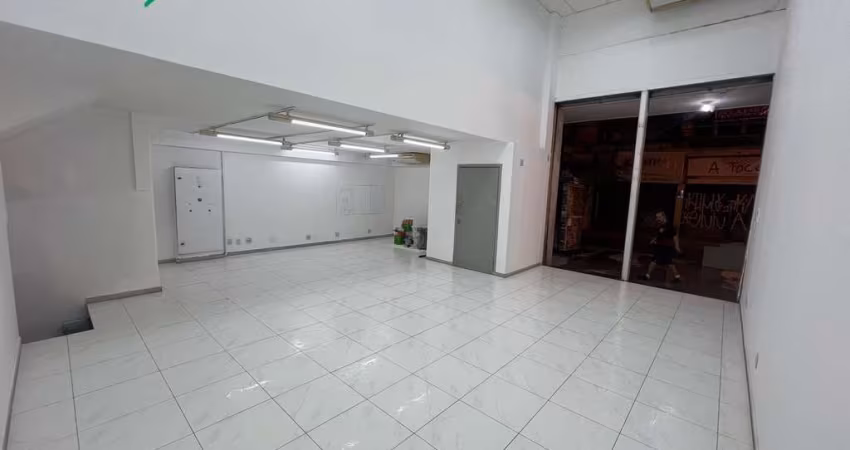 LOJA PARA ALUGAR – CENTRO DE SANTOS  80m², Ponto comercial TOP disponível na Rua Riachuelo – quase em frente ao Bradesco!