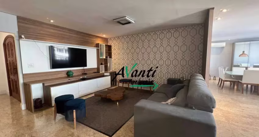 Apartamento com 4 quartos à venda, quadra da praia,  233 m² - boqueirão - santos