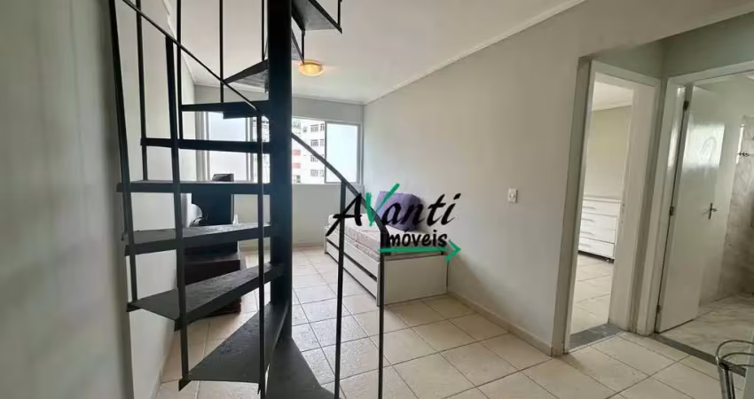 Apartamento duplex com 1 dormitório, 145 m² - venda por r$ 480.000,00 ou aluguel por r$ 3.730,00/mês - josé menino - santos/sp