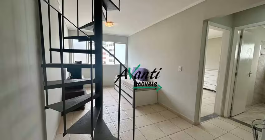 Apartamento duplex com 1 dormitório, 145 m² - venda por r$ 480.000,00 ou aluguel por r$ 3.730,00/mês - josé menino - santos/sp