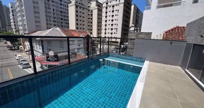 Casa sobreposta alta duplex  à venda, embaré, santos - ca0050.