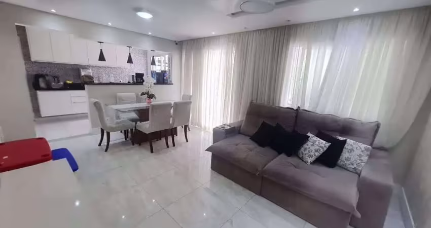 Apartamento com 3 dormitórios para alugar, 98 m² por r$ 6.000,02/ano - marapé - santos/sp