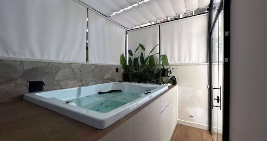 Apartamento garden com 3 dormitórios à venda, 142 m² por r$ 1.600.000,00 - marapé - santos/sp