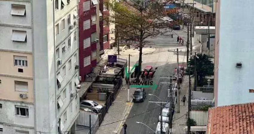 Apartamento duplex com 1 dormitório à venda, 140 m² - josé menino - santos/sp