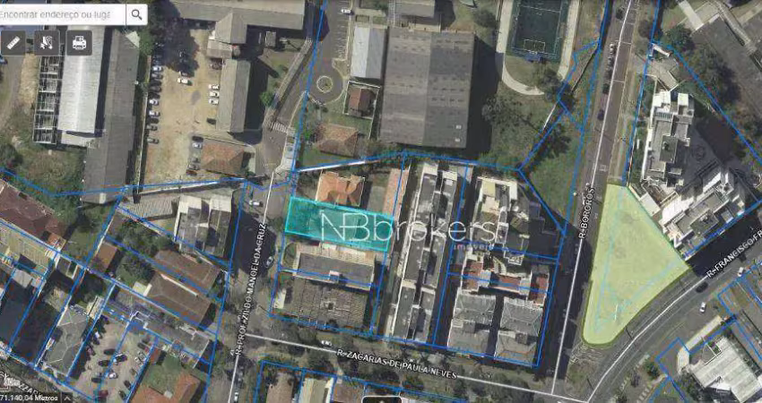 Terreno à venda, 606 m² por r$ 1.890.000,00 - portão - curitiba/pr