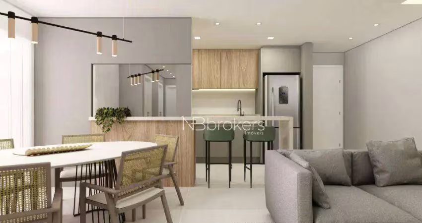 Cobertura duplex com 190m² com sala ampla e área externa!
