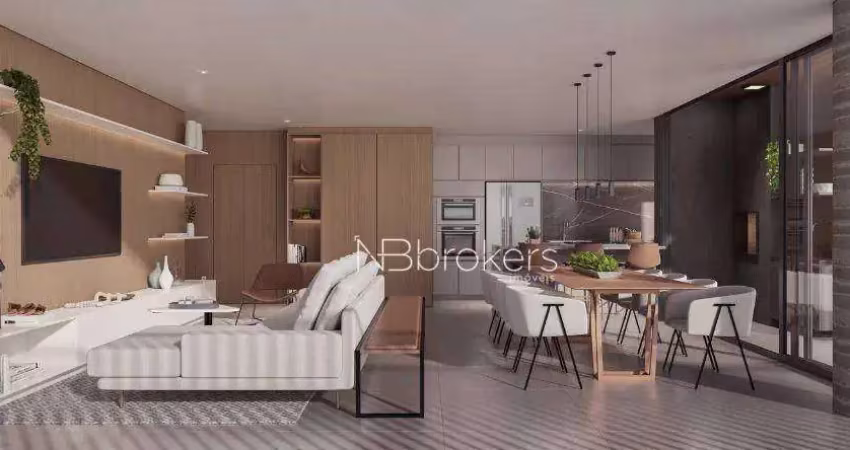136m² com 3 suítes e 2 vagas: espaço, designer e praticidade!
