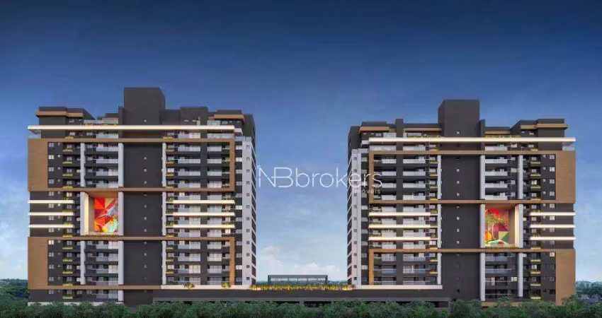 Com 2 quartos e 68,26m² de funcionalidade e comodidade!