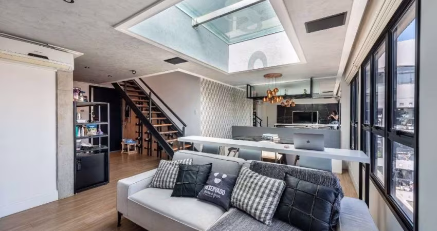 Cobertura de luxo na Vila Suzana, São Paulo-SP: 1 quarto, 1 suíte, 2 salas, 3 banheiros, 3 vagas de garagem, 140m² de área.