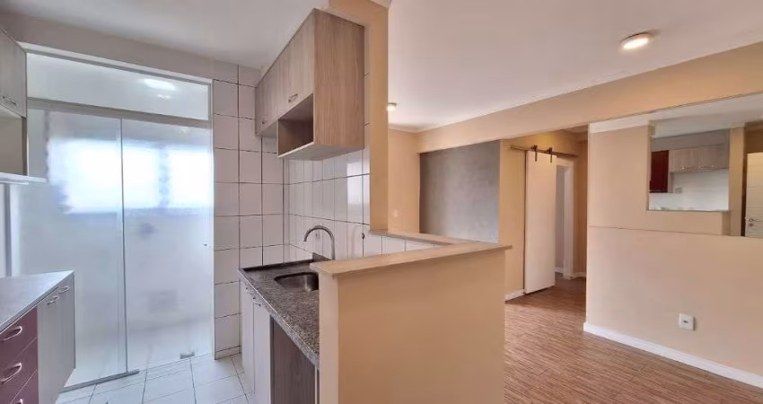 Apartamento para locação na Vila Andrade, São Paulo-SP: 2 quartos, 2 salas, 1 banheiro, 1 vaga de garagem, 51m² de área.