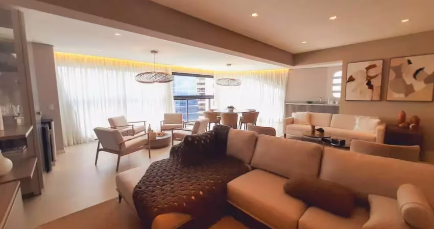 Apartamento de luxo para locação em são paulo-sp, chácara santo antônio: 3 quartos, 3 suítes, 5 banheiros, 3 vagas, 196m².