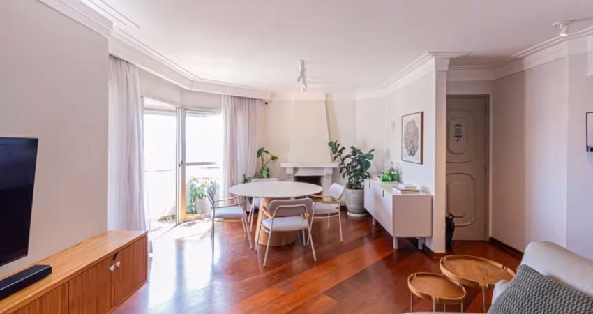 Apartamento à venda no Brooklin, São Paulo: 3 quartos, 1 suíte, 3 banheiros, 2 vagas de garagem, 115m². Venha conferir!