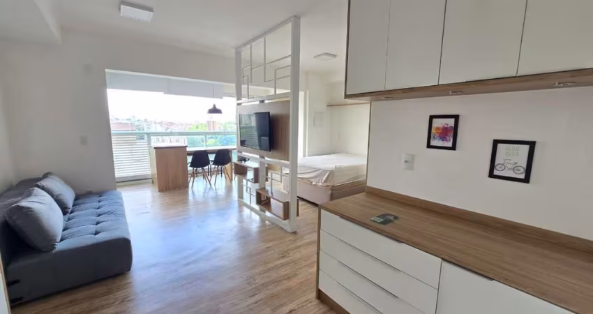 Aluguel de Apartamento na Vila Andrade - São Paulo-SP: 1 Quarto, 1 Banheiro, 1 Vaga de Garagem, 39m² de Área