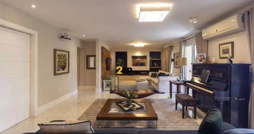 Apartamento de Luxo à Venda em Indianópolis: 4 Quartos, 3 Suítes, 3 Salas, 6 Banheiros, 5 Vagas, 250m² - São Paulo-SP