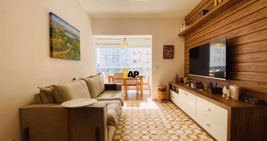 Apartamento mobiliado para venda no Brooklin, 2 dormitórios, 1 vaga com 74m² .