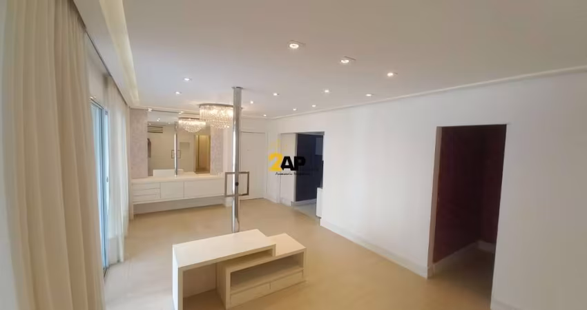 Apartamento para locação em São Paulo-SP, no bairro Santo Amaro: 2 quartos, 2 suítes, 3 salas, 4 banheiros, 2 vagas, 134m². Venha conferir!