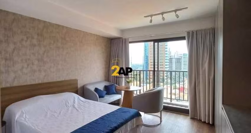 Apartamento para locação em Pinheiros, 1 quarto, 1 sala, 1 banheiro, 24m² - São Paulo-SP.