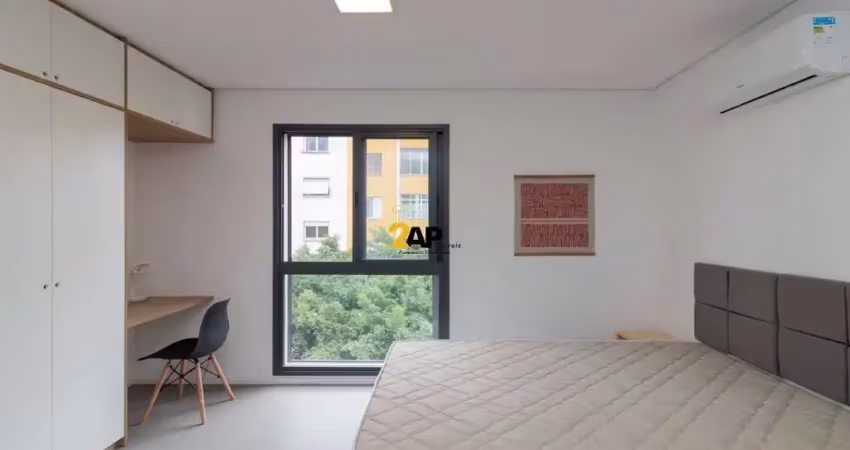 Studio de luxo à venda em condomínio exclusivo na vila buarque, são paulo - 1 quarto, 1 suíte, 1 sala, 1 banheiro - 28m².