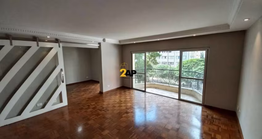 Imperdível apartamento à venda em Indianópolis, São Paulo-SP! 3 quartos, 3 suítes, 3 salas, 4 banheiros, 2 vagas, 158m².