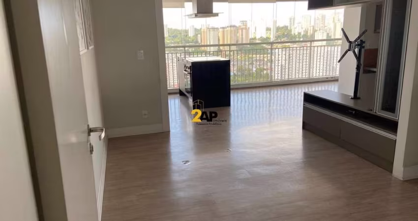 Apartamento Mobiliado para locação em Santo Amaro, São Paulo-SP: 1 quarto, 1 suíte, 2 salas, 2 banheiros, 1 vaga, 53m². Venha conferir!