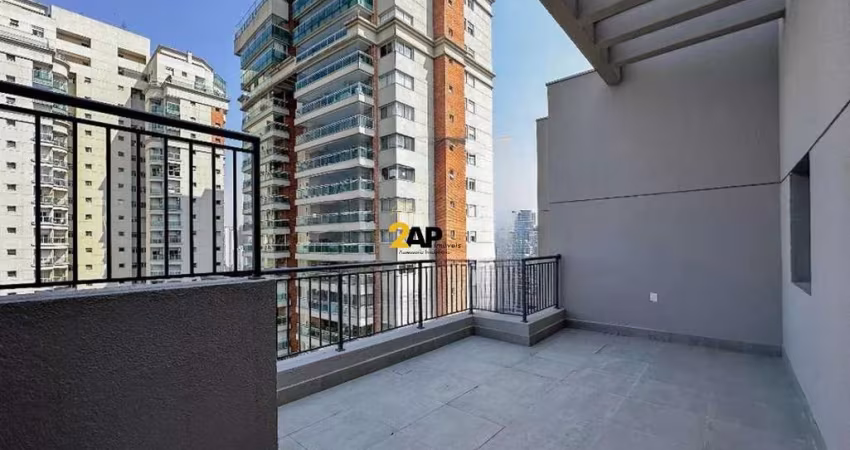 Apartamento à venda no Brooklin, São Paulo-SP: 1 quarto, 1 sala, 1 banheiro e 50m² de área!
