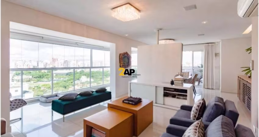Imperdível cobertura de alto padrão com 3 quartos e 6 vagas na Indianópolis, São Paulo-SP!