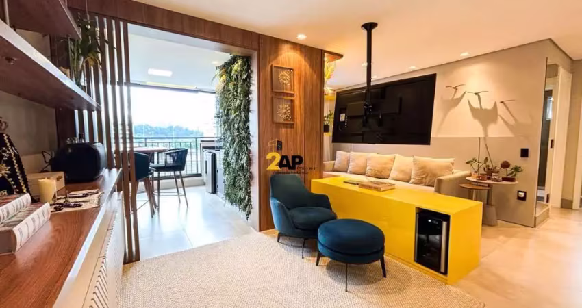 Imperdível oportunidade de adquirir apartamento de 2 quartos e 1 suíte em santo amaro, são paulo-sp, com 3 salas, 2 banheiros, 2 vagas de garagem e 84,00 m² de área.