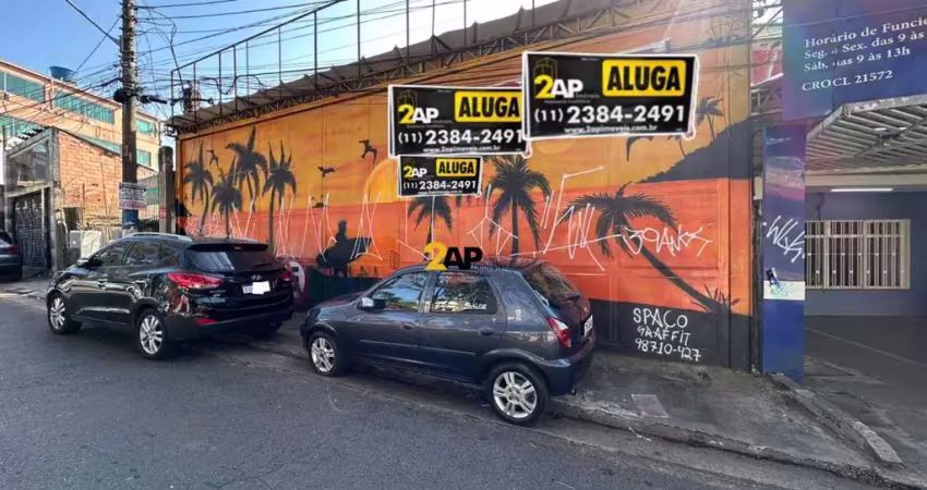 Galpão comercial 300m2 para locação no campo limpo, jardim bom refúgio: 2 salas, 2 banheiros, 4 vagas.