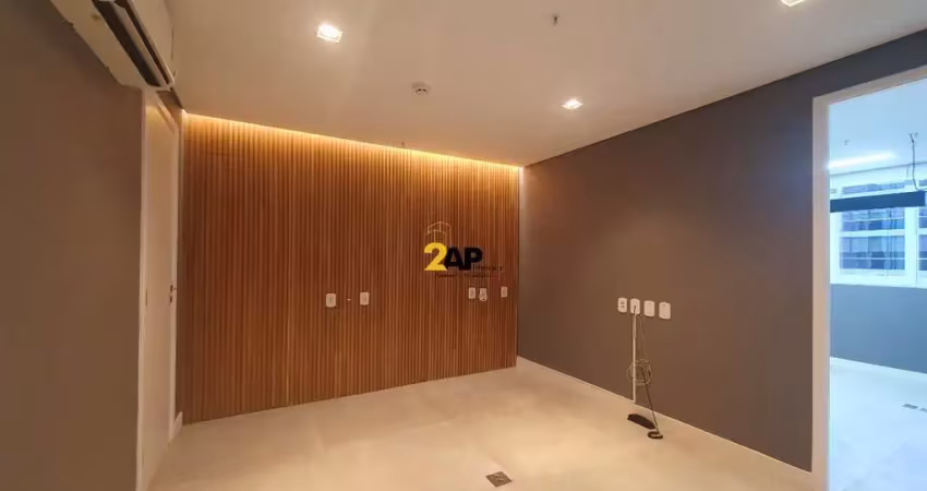 Sala comercial para locação em são paulo - cidade monções: 2 salas, 2 banheiros, 1 vaga, 36m² de área.