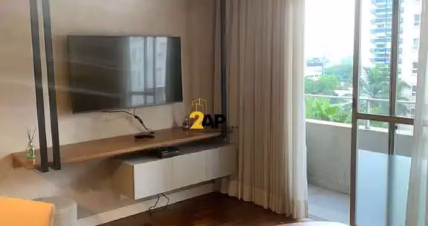 Excelente oportunidade: apartamento de 2 quartos mobiliado na vila olímpia, são paulo-sp com 72m², sala ampla e vaga de garagem.