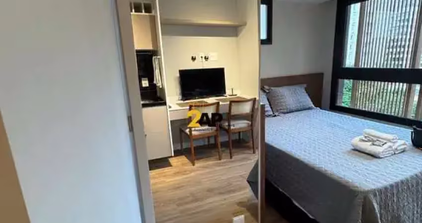 Studio de luxo em condomínio exclusivo em moema, são paulo-sp: 1 quarto, 1 suíte, 2 salas, 1 banheiro, 21m² de área