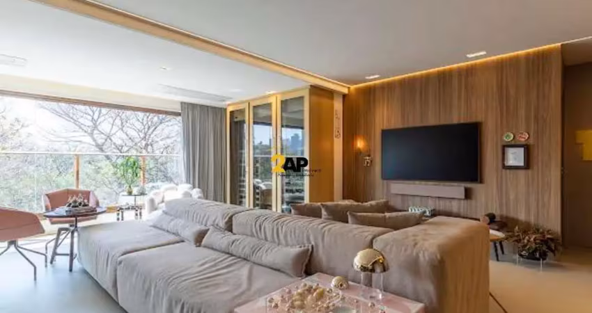 Apartamento à venda no brooklin novo, são paulo: 2 quartos, 2 suítes, 2 salas, 3 banheiros, 2 vagas de garagem, 142m².