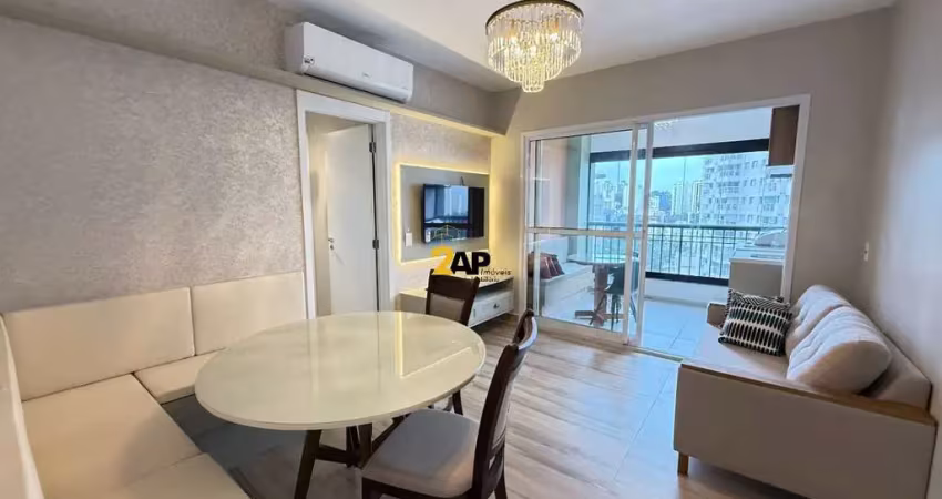 Apartamento de 2 quartos na vila andrade: 1 suíte, 2 salas, 3 banheiros, 1 vaga e 65m² para locação mobiliado.
