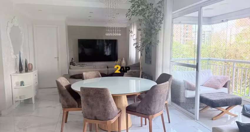 Apartamento à venda com 125m², mobiliado, 3 suítes e 2 vagas - vila andrade