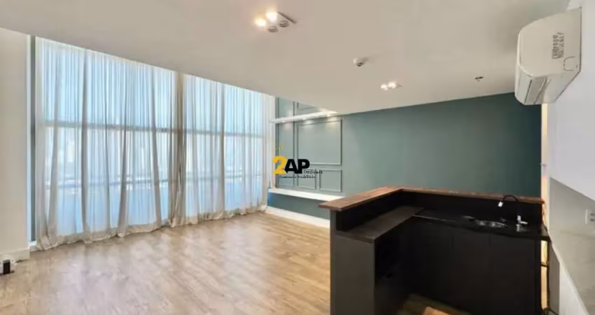 Sala comercial de 67m² para venda ou aluguel no brooklin com 2 vagas