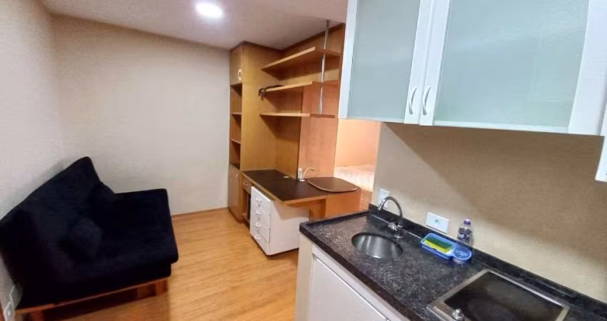 Apartamento para Locação no Campo Belo, São Paulo-SP: 1 Quarto, 1 Banheiro, 1 Vaga de Garagem - 29,00 m² de Área