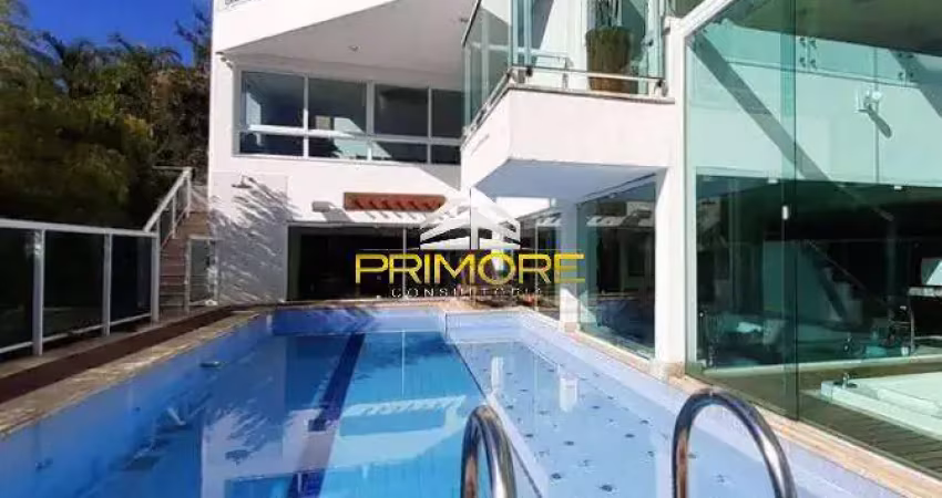 Aluga-se casa mobiliada de alto padrão no condomínio vila alpina