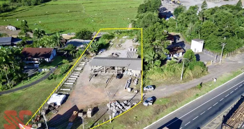 Terreno comercial à venda na BR-470 em frente ao trevo de Rodeio, Glória, Rodeio