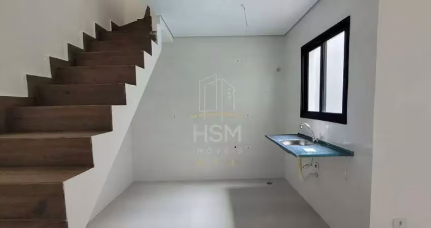 Cobertura para aluguel, 2 quartos, 1 suíte, 1 vaga, vila príncipe de gales - santo andré/sp