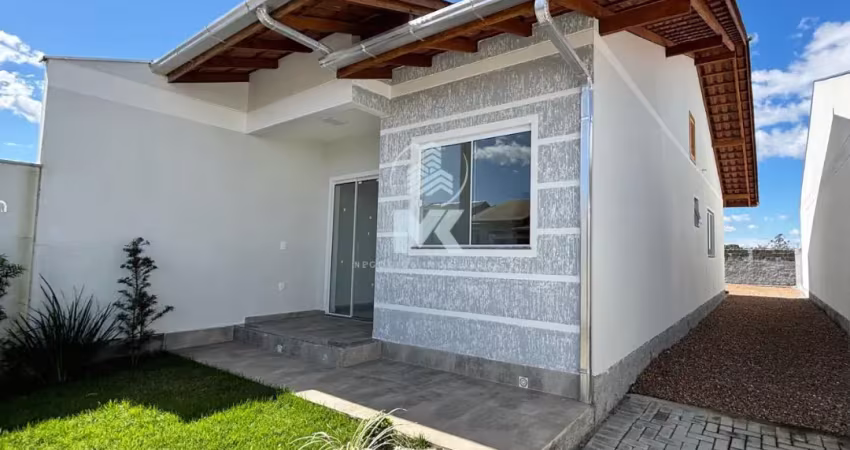 Casa à venda no bairro rio morto, indaial/sc, com 2 dormitórios, sendo 1 suíte