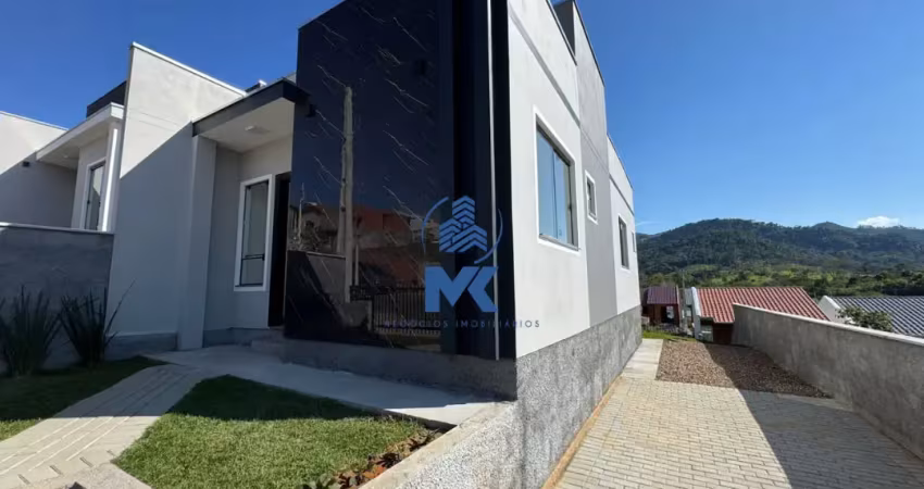Oportunidade imperdível em indaial! casa com suíte + passagem lateral