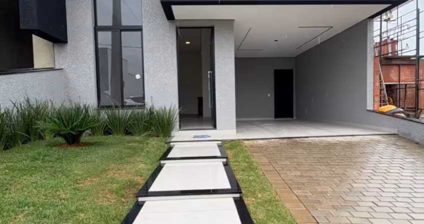 Linda casa térrea nova,139 m² área construída , 200 m² área total terreno, condomínio reserva ipanema