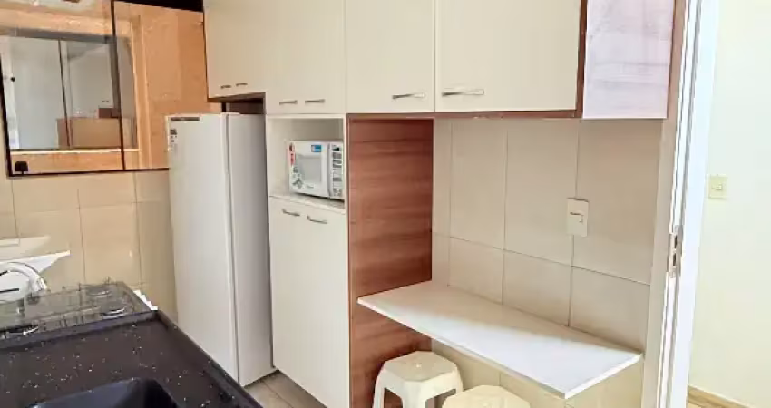 Apartamento mobiliado com 1 dormitório para locação no centro de suzano