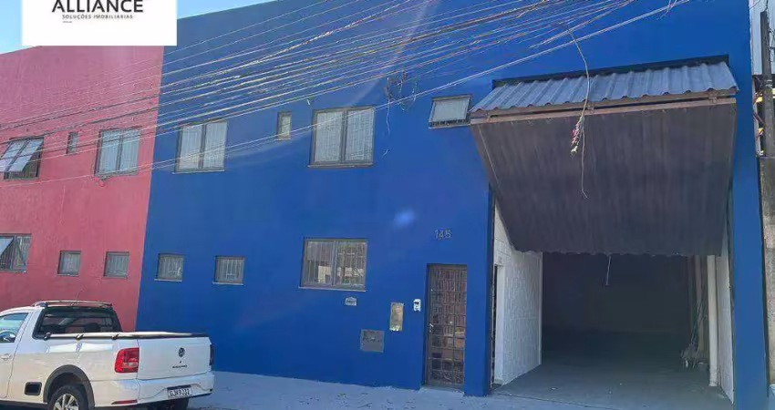 Galpão para alugar, 345 m² por r$ 9.130,00/mês - parque da figueira - paulínia/sp