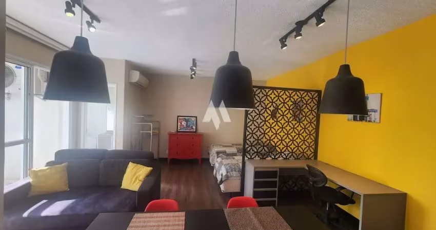 Apartamento totalmente mobiliado em vila matias, santos/sp