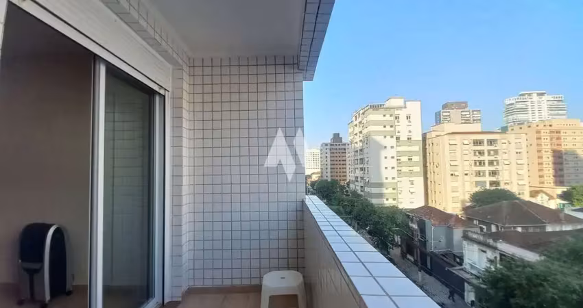 Apartamento 3 quartos à venda 2 quadras da praia no gonzaga - santos/sp