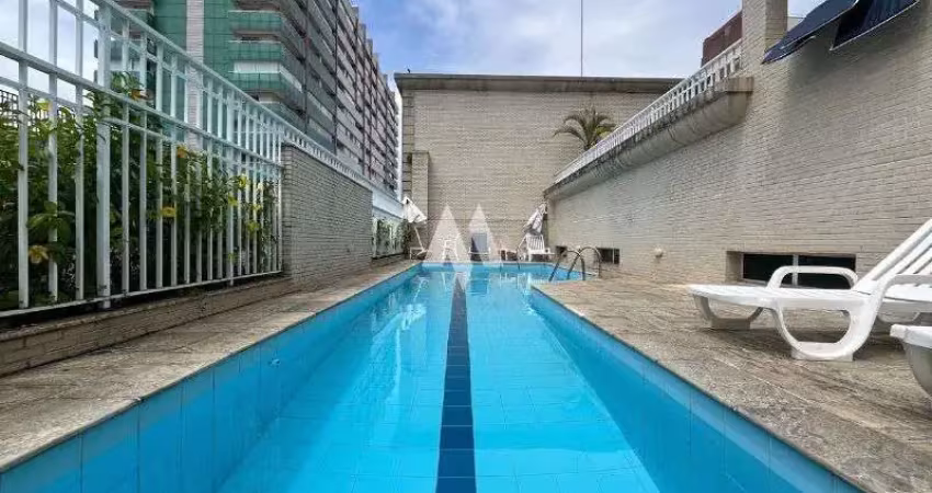 Apartamento Alto Padrão à venda com 3 suítes, varanda e lazer na Vila Rica/Boqueirão - Santos/SP