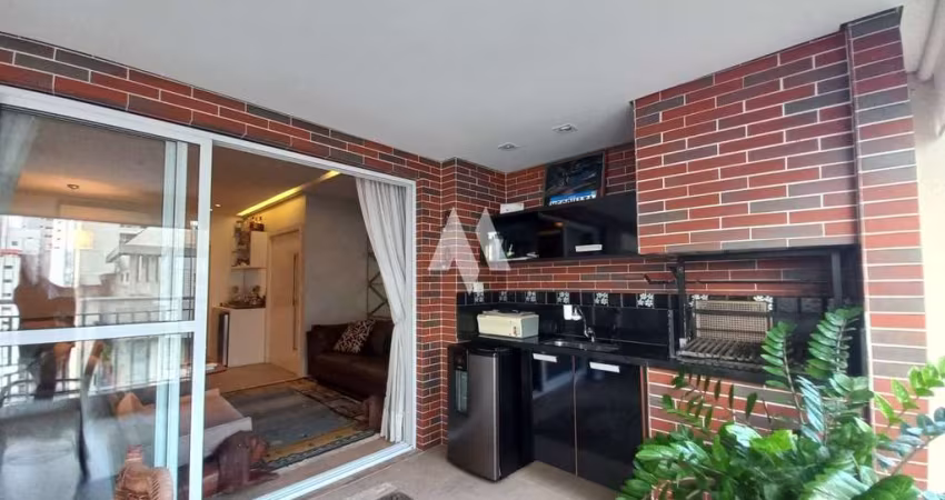 Apartamento com 3 quartos/suítes, varanda gourmet e lazer à venda na Vila Rica/Boqueirão - Santos/SP